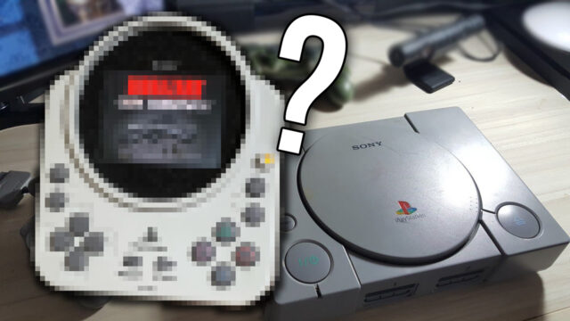 The legendary PlayStation 1 was transformed into a handheld console!