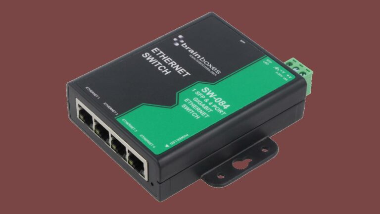 TME’deki Brainbox’lardan yeni gigabit ethernet anahtarı!