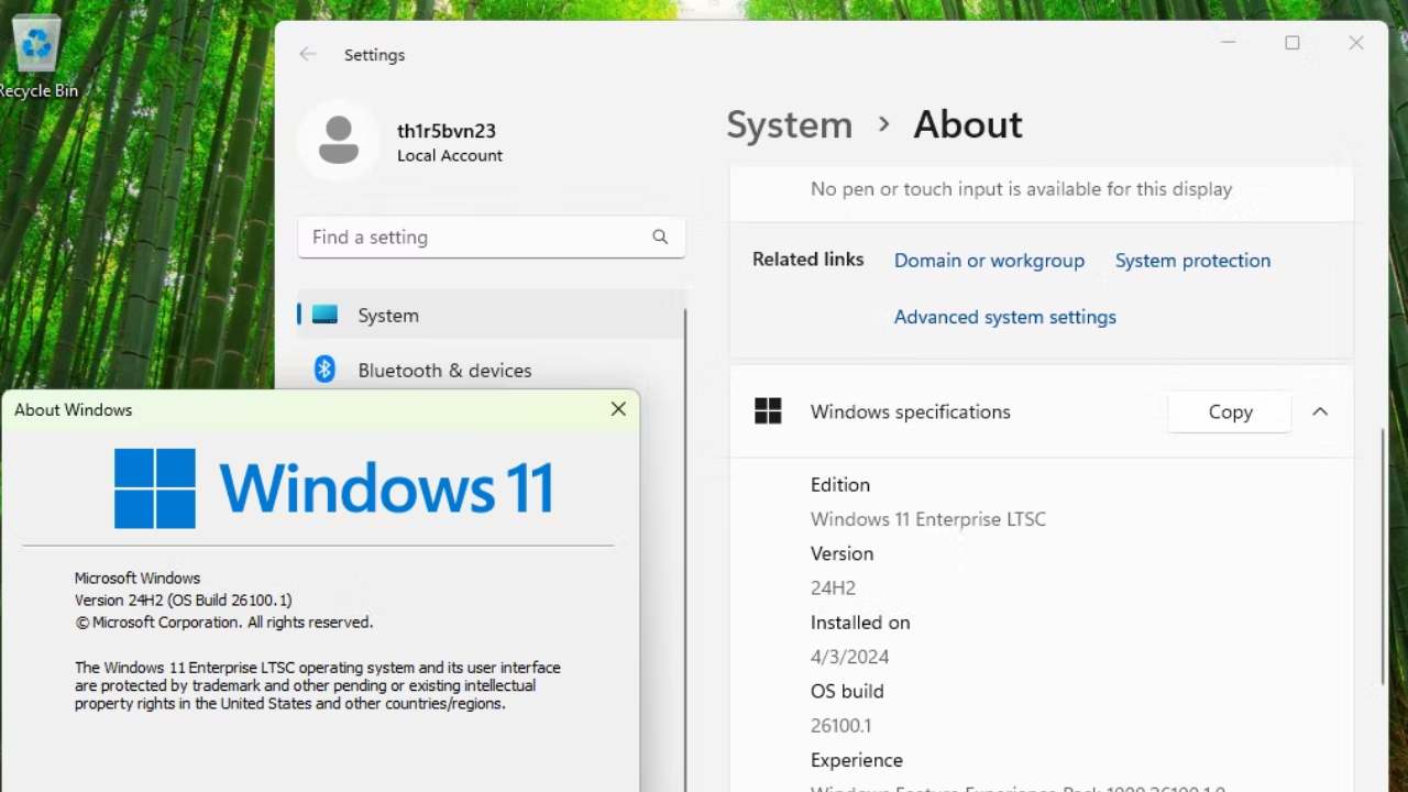 Windows 11 ltsc, windows 11 ltsc sürümü, windows 11 24h2