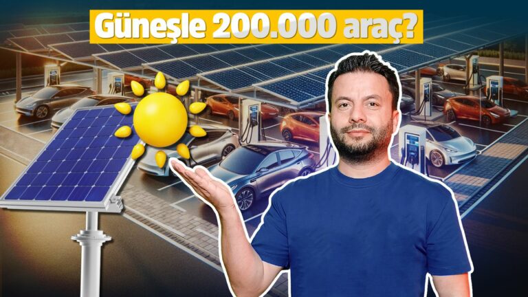 200.000 elektrikli aracı şarj eden güç!