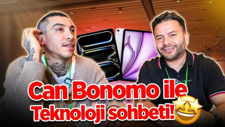 Can Bonomo ile Apple etkinliğinde teknoloji muhabbeti