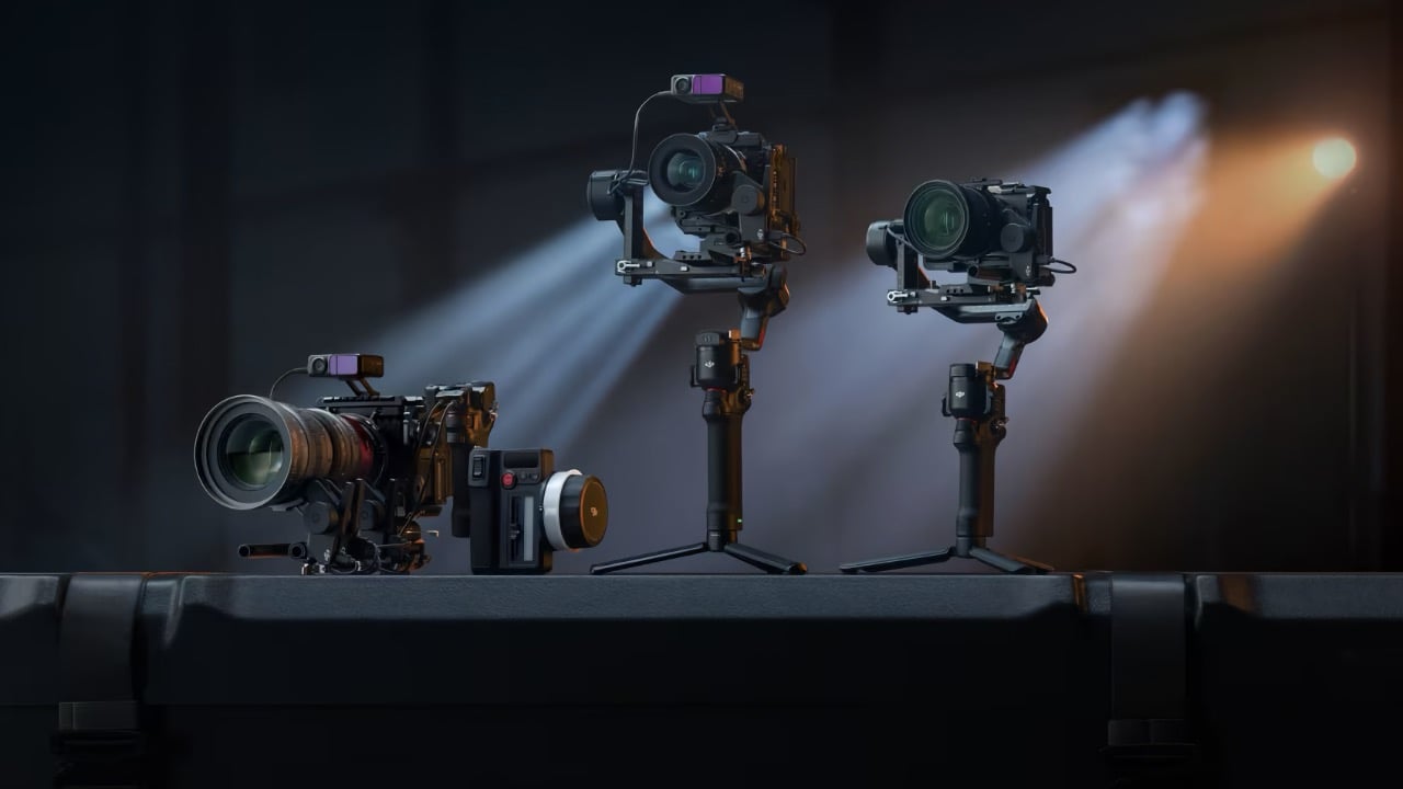DJI RS 4, RS 4 Pro and Focus Pro
