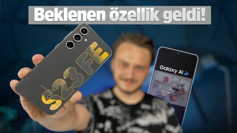 Galaxy S23 FE’de Galaxy AI nasıl çalışıyor?