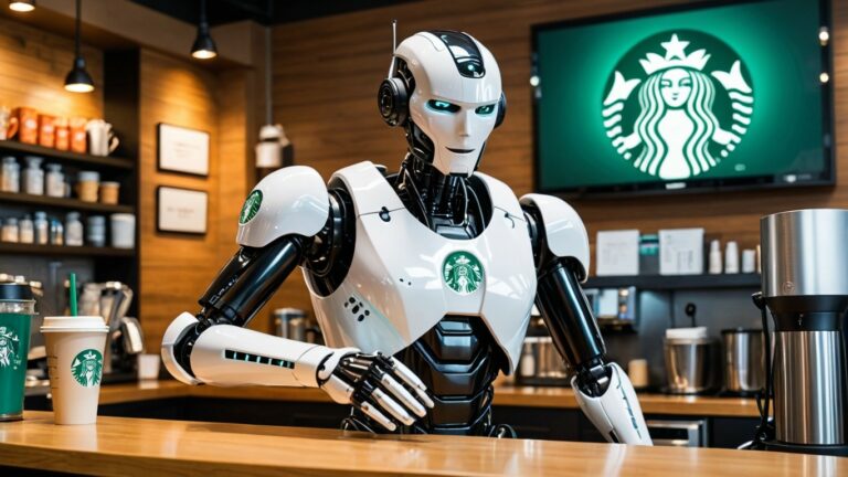 No maaş, no dert! Starbucks 100 robot çalışanı işe aldı