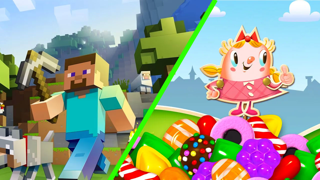Xbox Game Store Android iOS minecraft candy crush