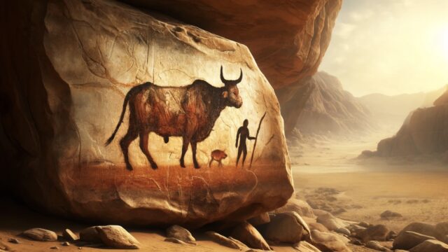 Sahra Çölü’ndeki inek resminin sırrı çözüldü! İşte hayrete düşüren detay
