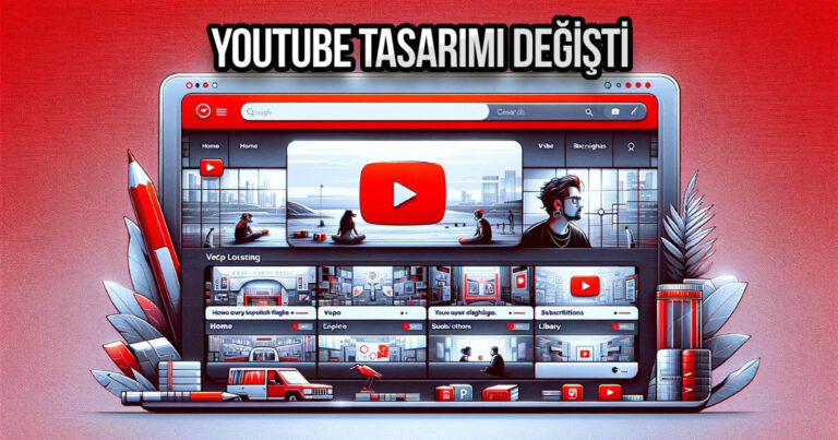 YouTube’un tasarımı değişti!