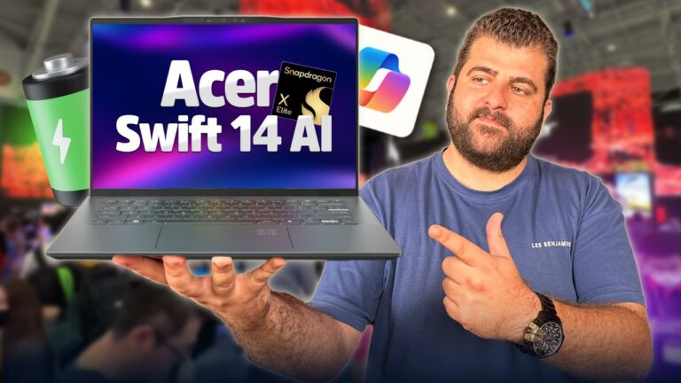 Snapdragon X Elite işlemcili Acer Swift 14 AI ön inceleme!