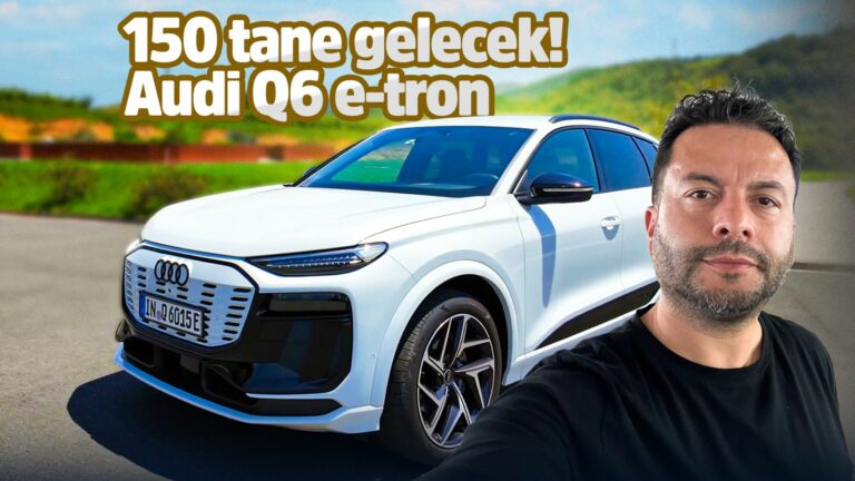 Audi Q6 e-Tron ilk inceleme! Tesla Model Y’ye rakip!