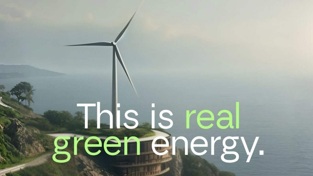 This is real green energy