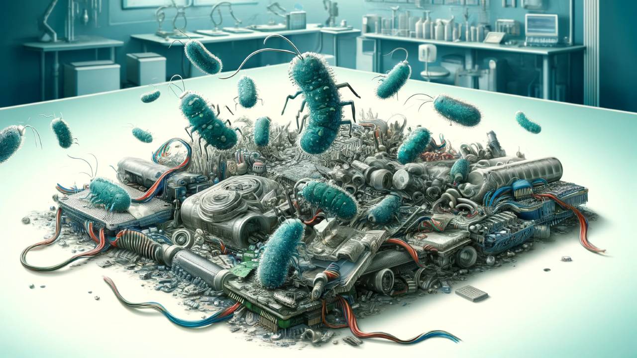 elektronik atiklari yiyen bakteriler 1