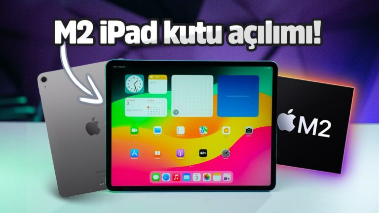 M2 işlemcili iPad Air 2024 kutu açılımı!