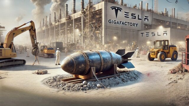 Tesla Gigafactory’de II. Dünya Savaşı’na ait bomba bulundu