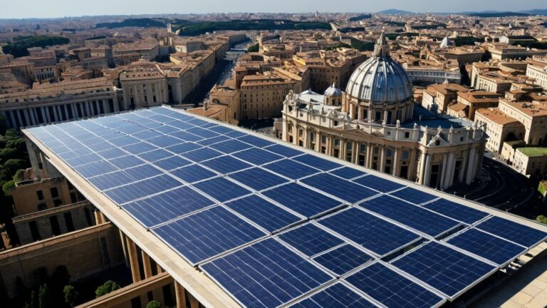 Vatikan’ın hangi güneş panelini kullanacağını Papa seçti!