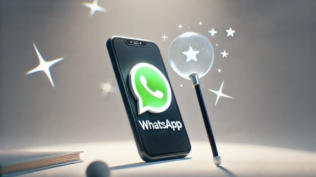 A new button was discovered on WhatsApp: Magic wand