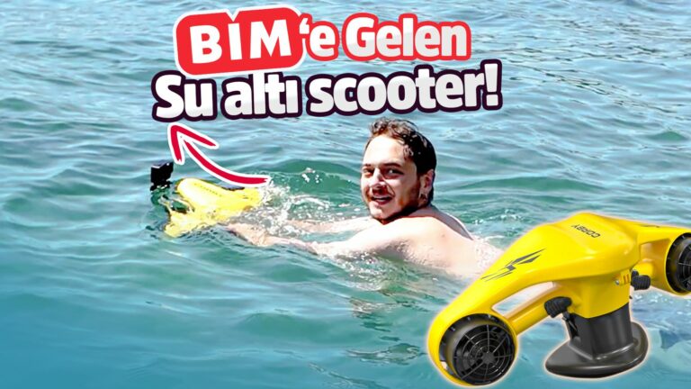BİM’de satılan deniz scooter’ı ile denize girmek?