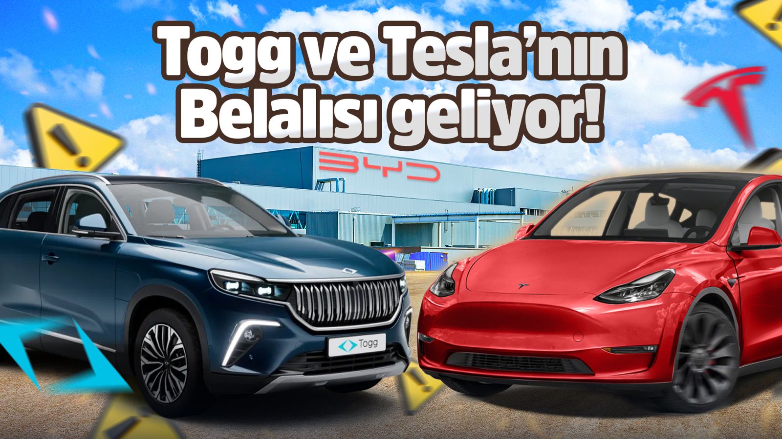 TESLA ve Togg’un belalısı BYD, Türkiye’ye fabrika kuruyor!