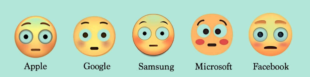 emojiler kızarmış yüz emojisi utanan emoji