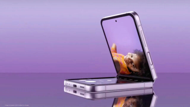 Galaxy Z Flip 6 ekranı