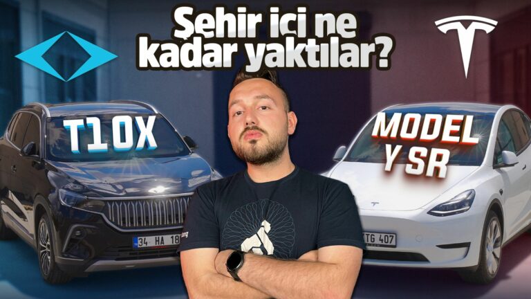 Uygun fiyatlı Tesla vs Togg T10X şehir içinde ne kadar yaktı?