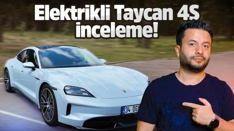 10.000.000 TL’lik elektrikli Porsche Taycan 4S inceleme!