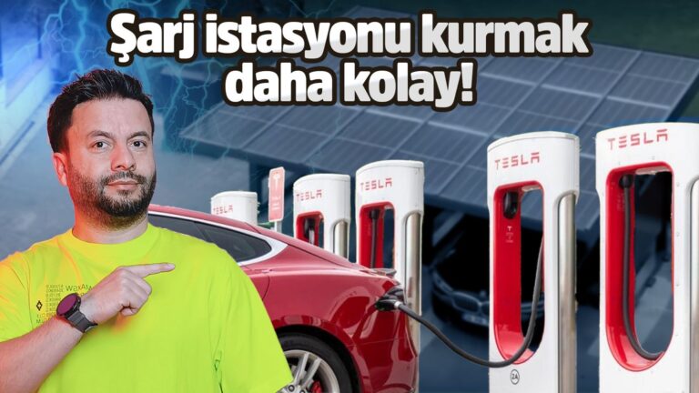 Şarj istasyonu kurmak daha kolay!