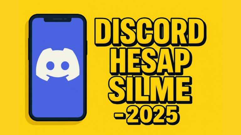 Discord hesap silme nasıl yapılır? [2025 Güncel]