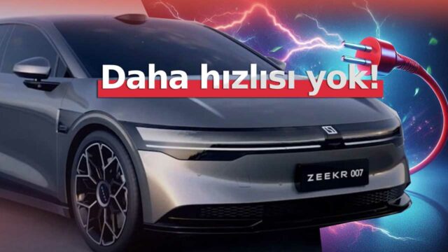 İşte dünyanın en hızlı şarj olan elektrikli otomobili!