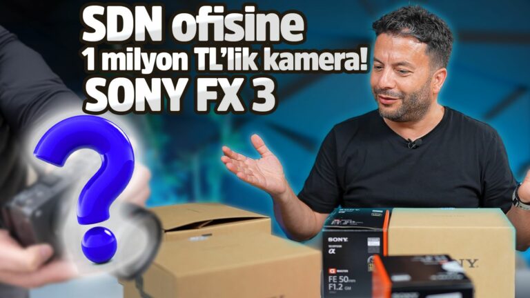 SDN ofisine 1 milyon TL’lik kamera aldık! Sony FX3 kutu açılımı!