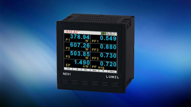 Lumel’den ND31 serisi elektrik şebekesi sayaçları