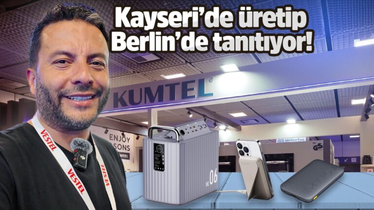 Kayseri’de üretip, dünyaya satıyor! Kumtel IFA’da!