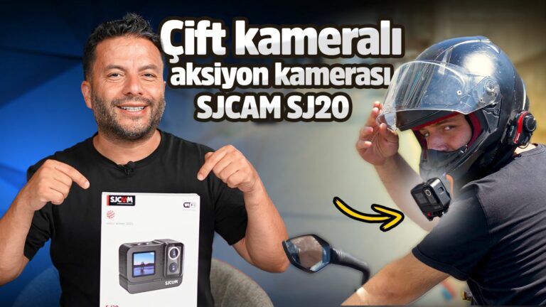 SJCAM SJ20 Dual Lens inceleme!