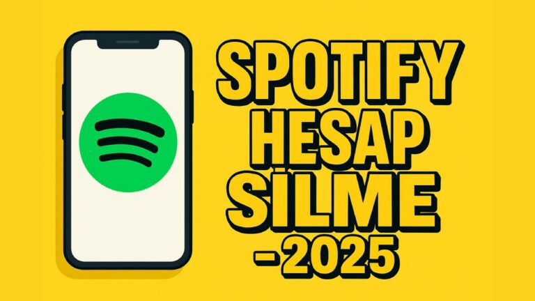 Spotify hesap silme nasıl yapılır?