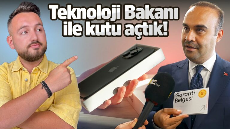 Teknoloji Bakanı ile iPhone kutu açılımı!