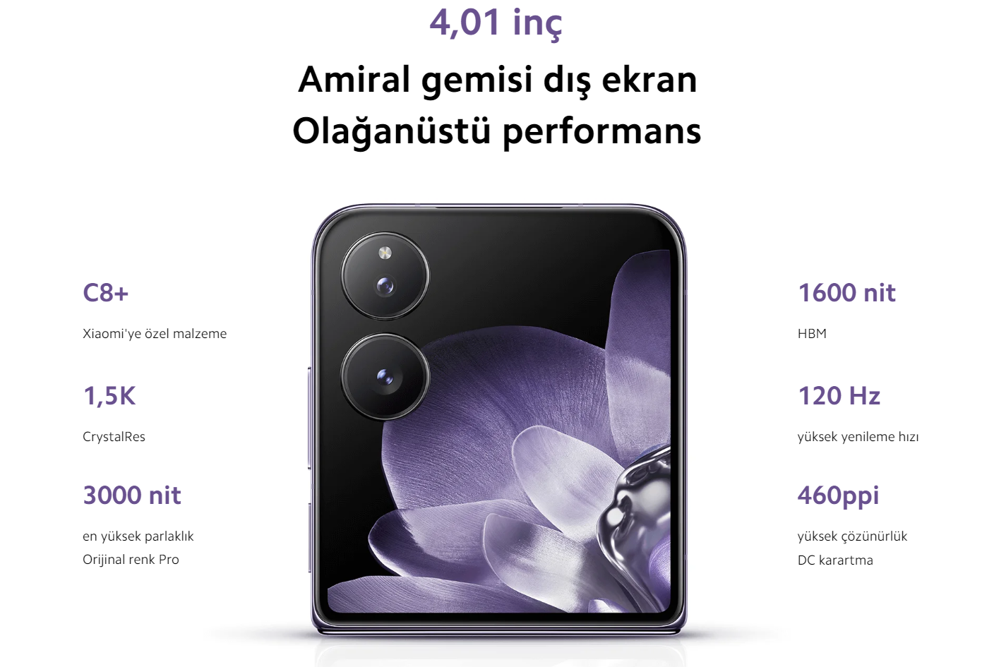 Xiaomi MIX Flip fiyatı ve özellikleri