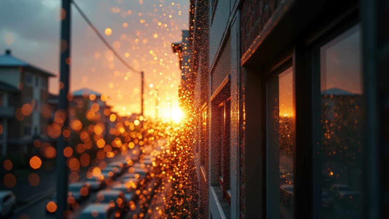 smart window that generates electricity from rain