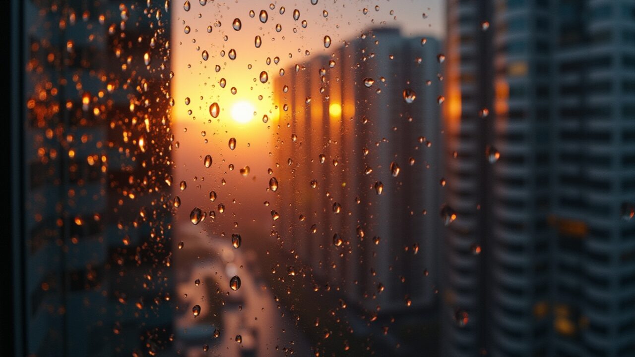 smart window that generates electricity from rain