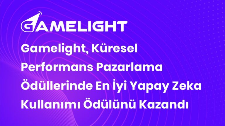 Gamelight, En İyi Yapay Zeka Kullanımı ödülünü kazandı 