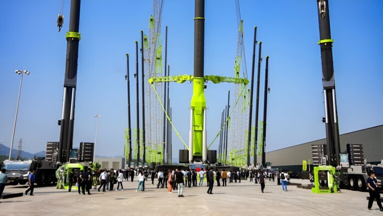 Dünyanın en büyüğü! 4 bin tonluk arazi vinci üretildi!