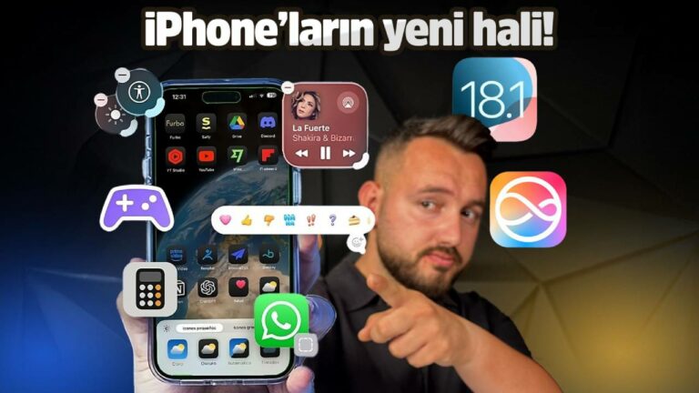 iPhone’ların yeni hali! – iOS 18.1 yükledik!
