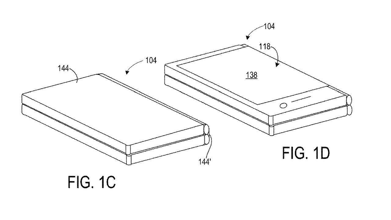 360 derece katlanabilir ekran, Microsoft katlanabilir ekran, Microsoft surface Duo, Microsoft katlanabilir ekran patenti