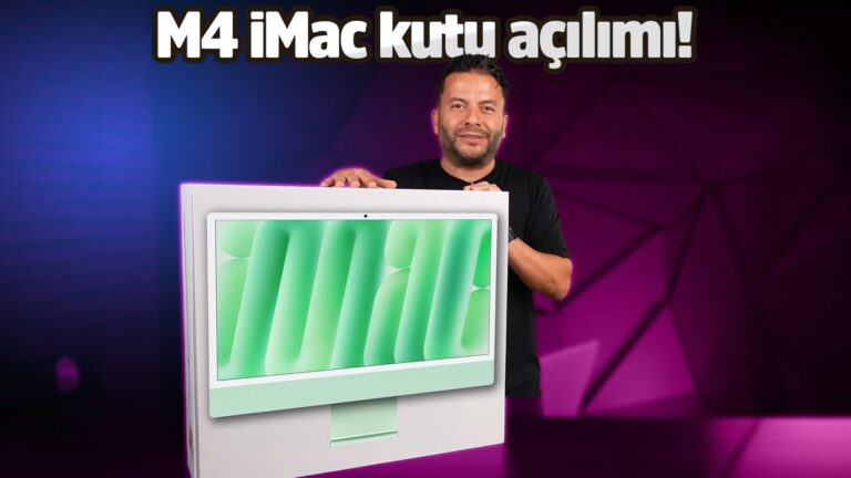 M4 iMac kutu açılımı!