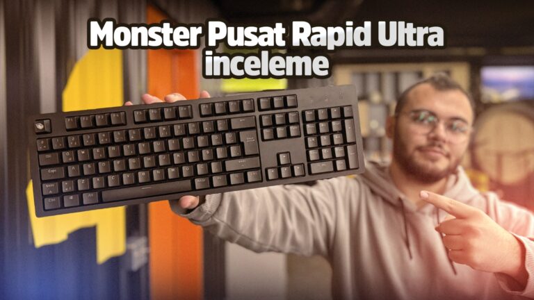Oyunculara özel klavye! Monster Pusat Rapid Ultra inceleme