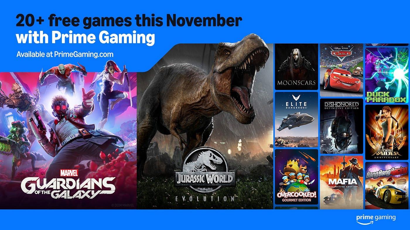 Amazon Prime Gaming Kasım 2024 oyunları