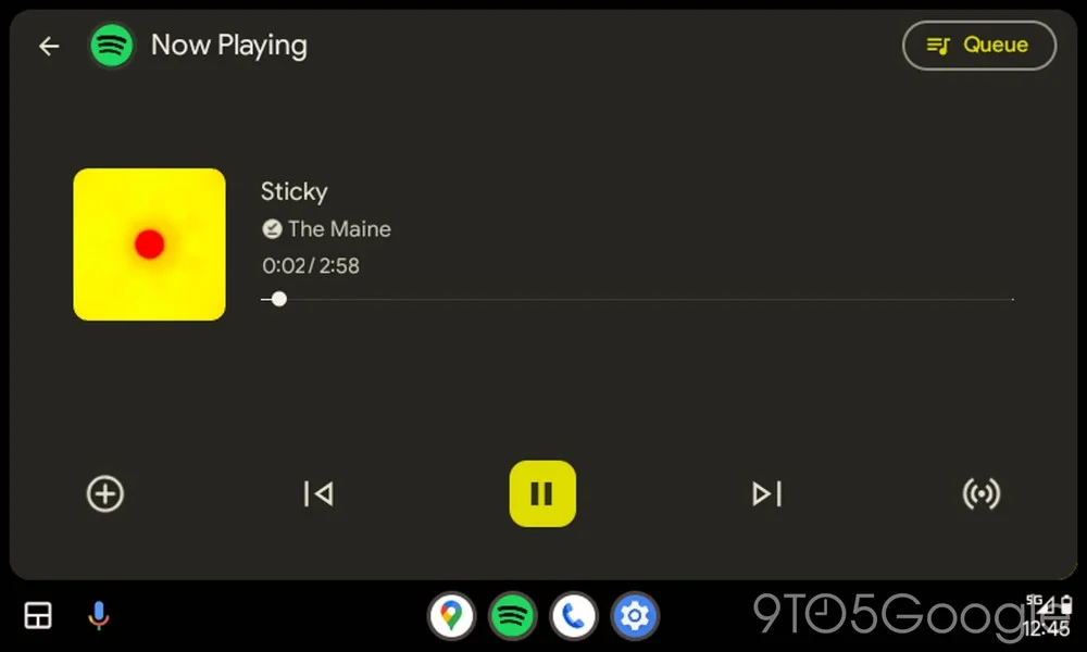 Android Auto, Spotify ve YouTube Music için yeni oynatıcı sundu