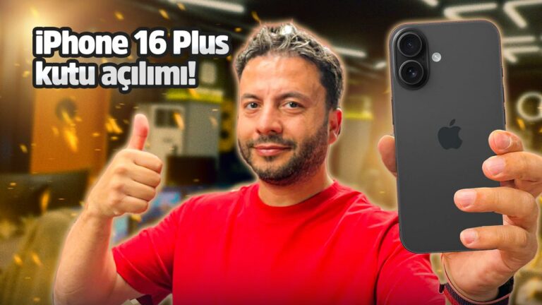 iPhone 16 Plus kutu açılışı
