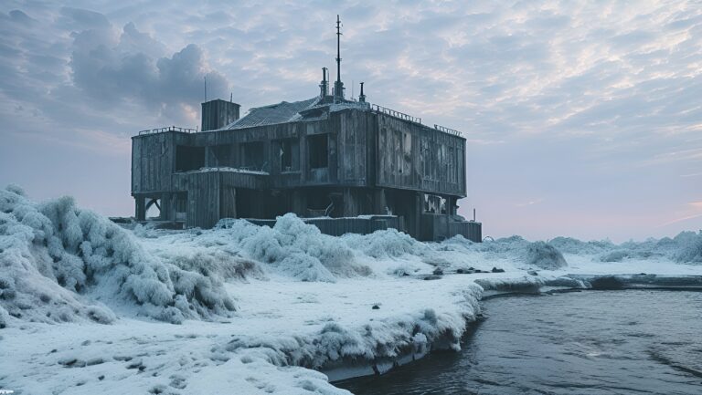 NASA buzulların arasında gizli bir savaş üssü buldu!