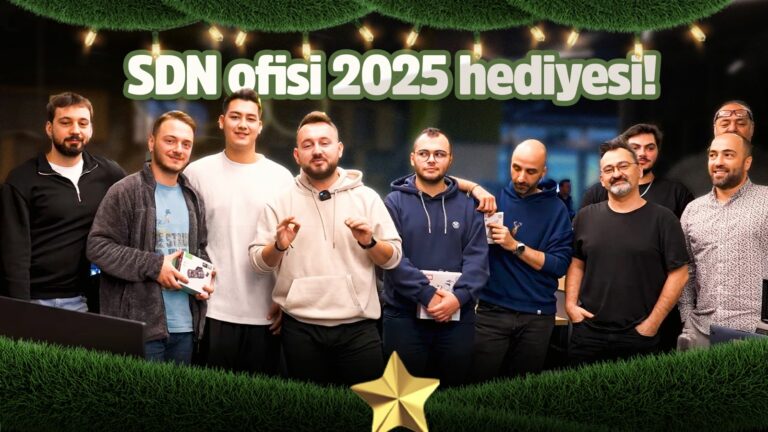 SDN ofisinde hediyeler havada uçuştu! Hediyeli ofis içi 2025