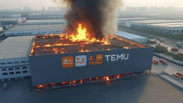 Sosyal medya karıştı: Dev Temu deposu yandı mı?