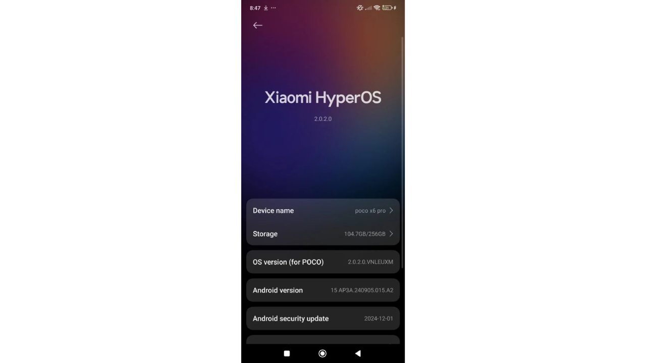 Poco X6 Pro için HyperOS 2 güncellemesi yayında